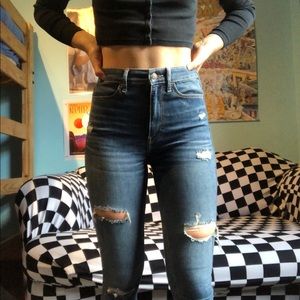 High Waisted Skinny Jeans